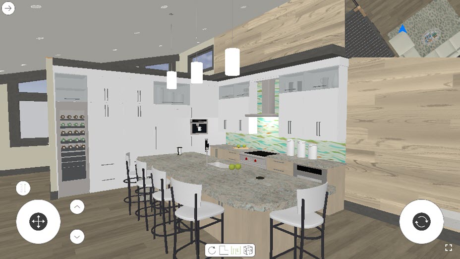Example of a 3D Model in the Chief Architect 3D Viewer.