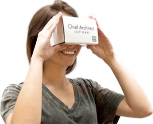 Chief Architect branded Google Cardboard headset
