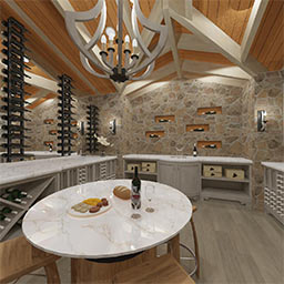 Wine cellar 360° panorama