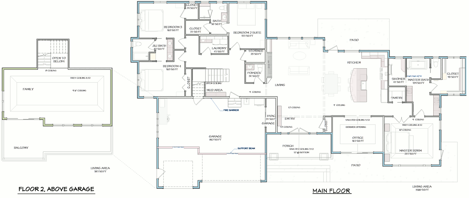 Grandview Spec Home Floorplan